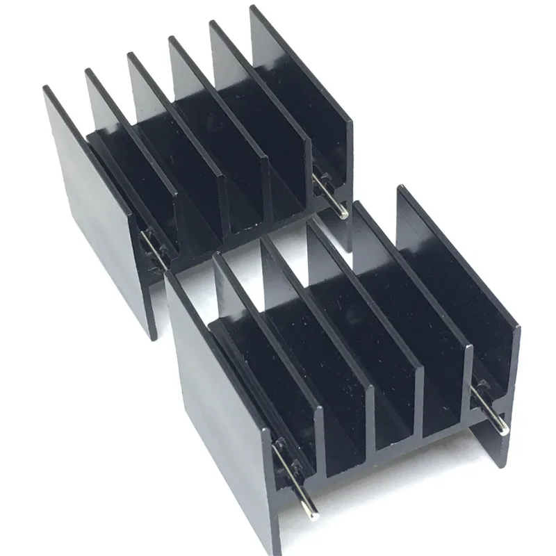 Free Shipping Wholesale 100PCS Transistor heatsink aluminum radiator 25X30X25MM Diode heat spreader 5