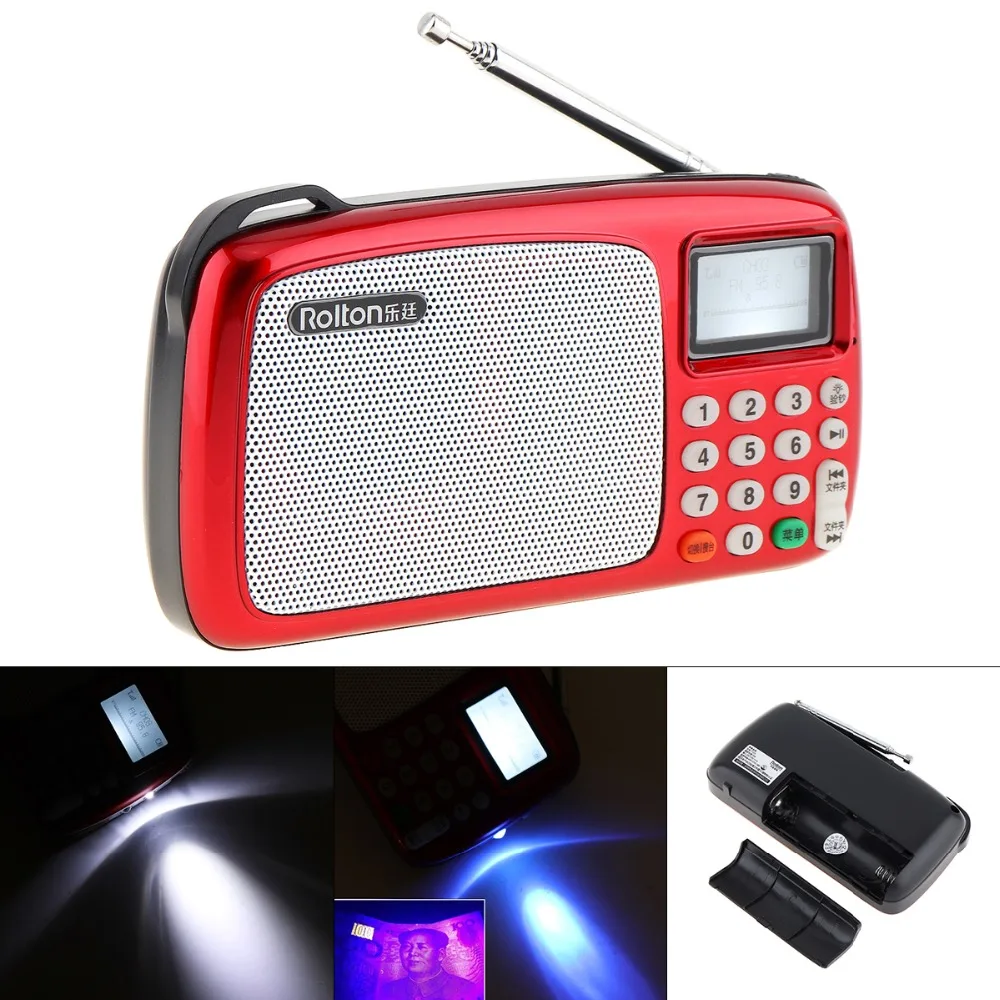 Rollton портативный Глобальный FM радио dab portatil am fm radyo музыкальный плеер динамик TF USB