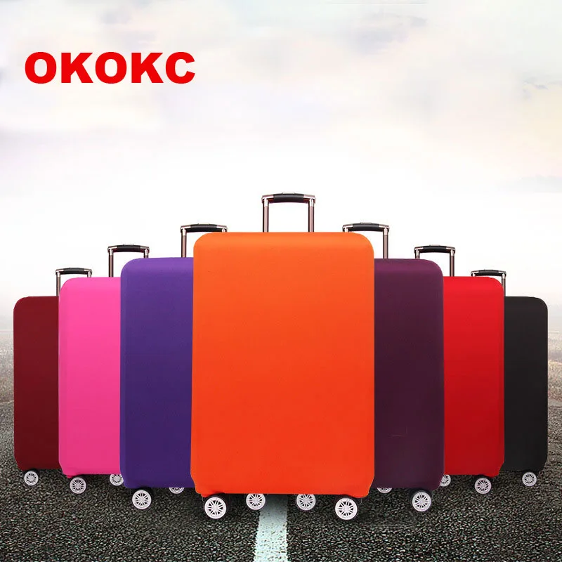okokc viagem engrossar elástico puro Acessórios para Viagem : Cobertura de Bagagem