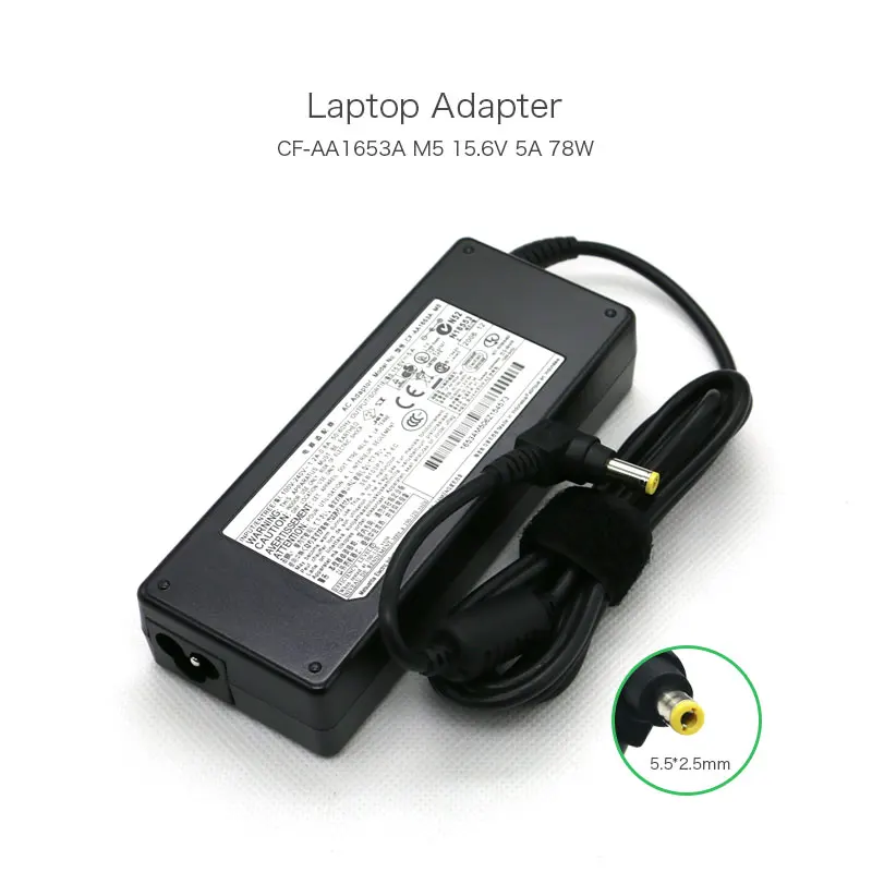 15 6 V 5A 78 Вт CF AA1653A M5 AA1623A Питание для цифрового фотоаппарата Panasonic Toughbook 31 53 52 19