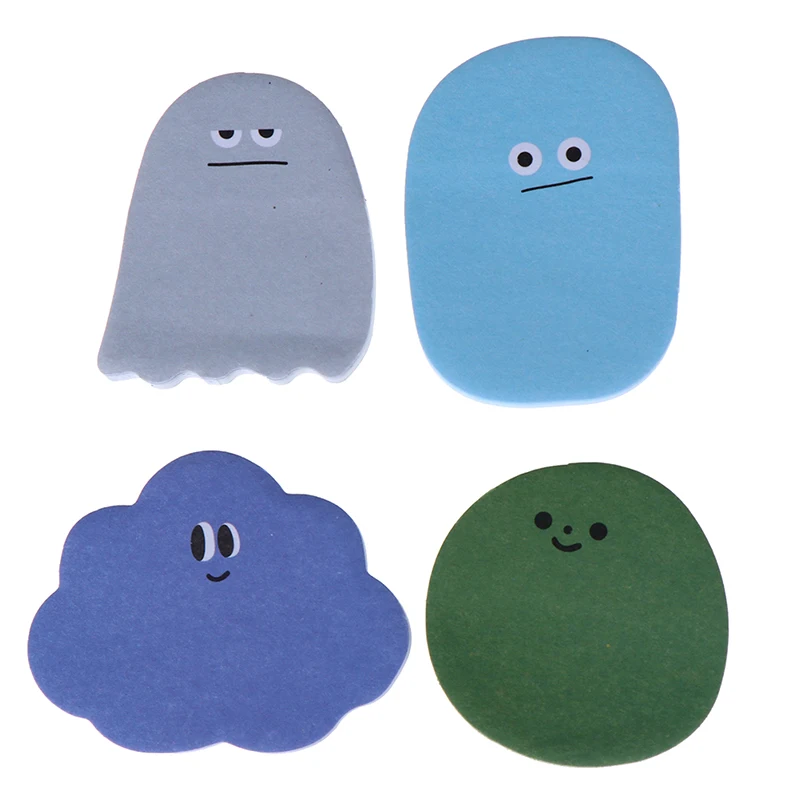 Memo Sheets Sugar Bean Biological Sticky Notes Memo Pad Kawaii Stationery Material Planner Stickers Note Paper 30 Sheets
