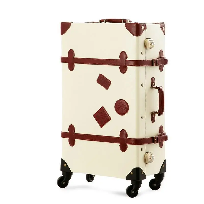 

20"22"24"26"inch PU Leather travel trip wheels malas de viagem com rodinhas trolley suitcase koffer maletas rolling luggage