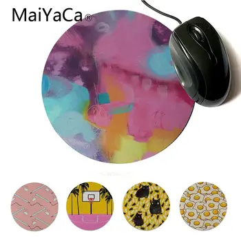 

MaiYaCa New Design Color Dyeing Beautiful Anime Round Mouse Mat Comfort Mouse Mat Gaming Round Mousepad For CSGO