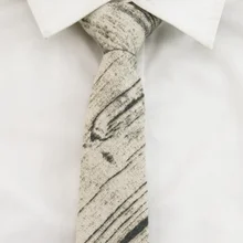 Мужской Хлопковый текстиль с принтом под кору галстуки мужские новые современные индивидуальные досуг 6 см Cravata высокое качество галстук Мужская Часть Платье