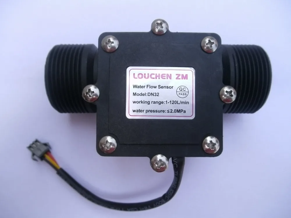 G1-1/" 1,25 датчик расхода воды+ ЖК-дисплей количественный контроль 1-л/мин