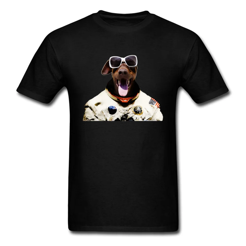  Men T Shirts doberfrau goes universe cosie Tees 100% Cotton Round Collar Short Sleeve Family Sweatshirts Summer Fall doberfrau goes universe black