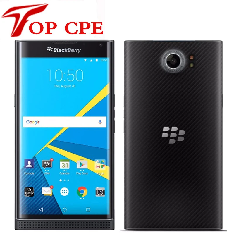 

Unlocked Original BlackBerry Priv 5.4' Slider Cellphone Android OS 3GB RAM 32GB ROM 18MP camera Hexa Core Mobile Cell Phone