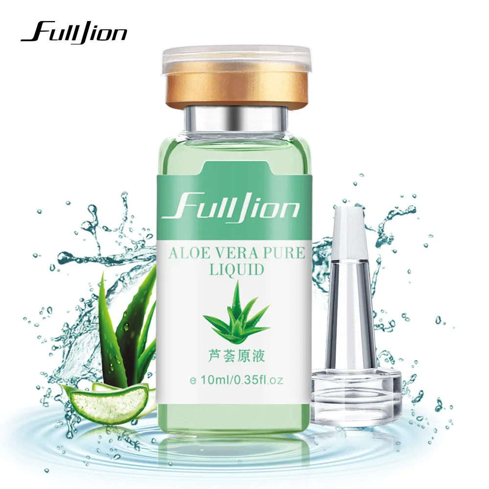 

Fulljion Aloe Vera Pure Liquid Hyaluronic Acid Moisturizer Essence Acne Treatment Oil control Anti Wrinkle Serum Face Care Tools