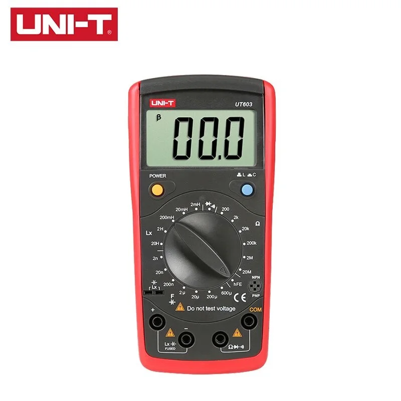 

UNI-T UT611 Portable Handheld Digital LCR Meters Auto LCR Smart Measurement Inductance Capacitance Resistance Frequency Testers