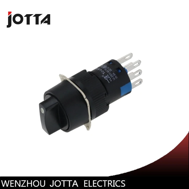 

LA16-22X/31/Y round selector illuminated 3 position maintained push button switch