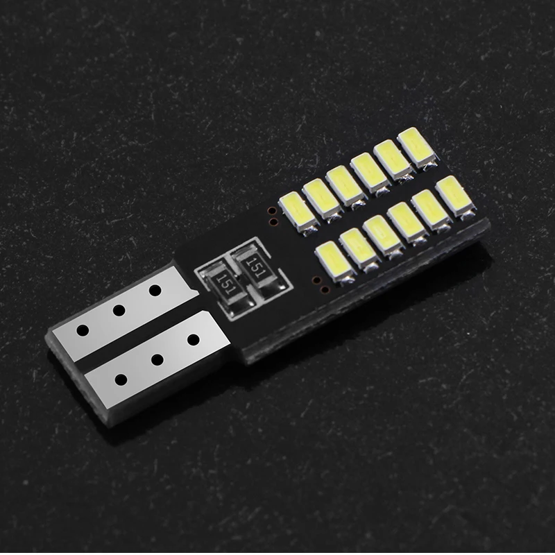 1 шт. автомобильный Стайлинг светодиодный T10 24smd светодиодный лампочка автомобиля CANBUS без ошибок 12 В 24 в супер яркая прозрачная лампа белые автомобильные аксессуары