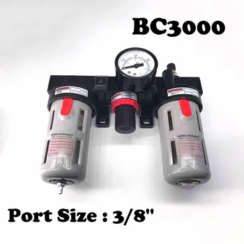 

Free shipping BC3000 Triplex gas source processor BC Series Three-point Combination 3/8'' air source treatment