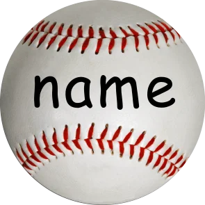

Custom YOUR NAME Baseball glass Snap button Charm Popper for Snap Jewelry Picture pendant BG17441