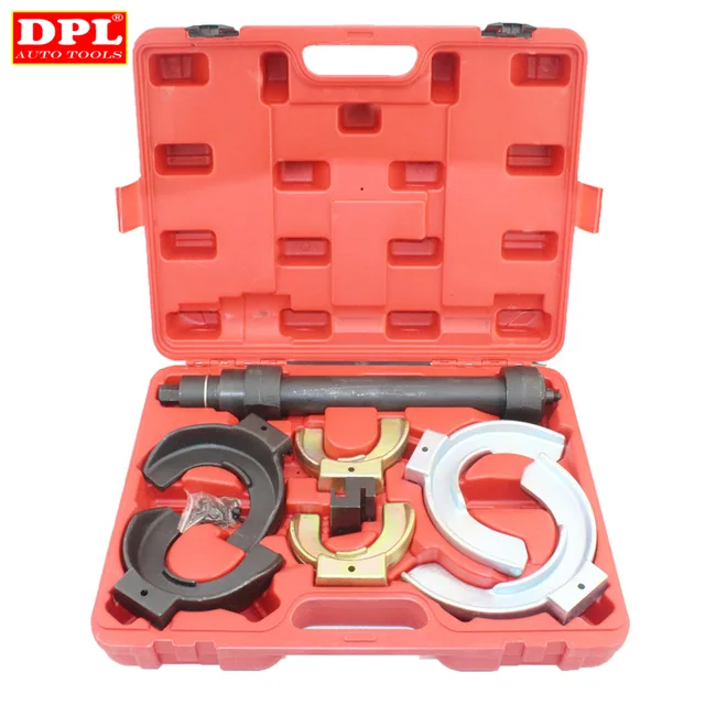 Automotive MacPherson Interchangable Fork Strut Coil Spring Compressor