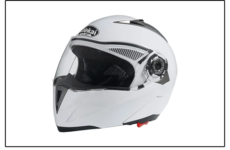Двойной объектив шлем мотоциклетный шлем флип мотоциклетный шлем DOT утвержден