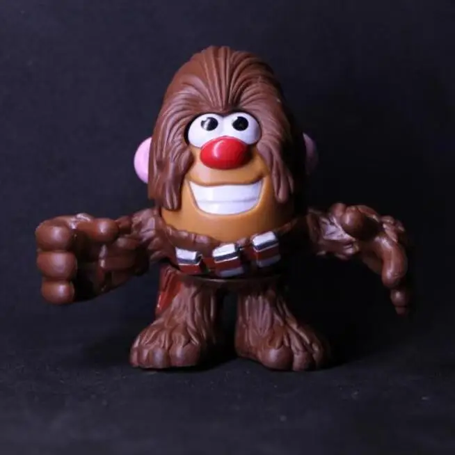 

Mr Potato Head Figures Toy Mr. Potato Cosplay Star Wars Master Yoda Chewbacca Spider Man PVC Toys
