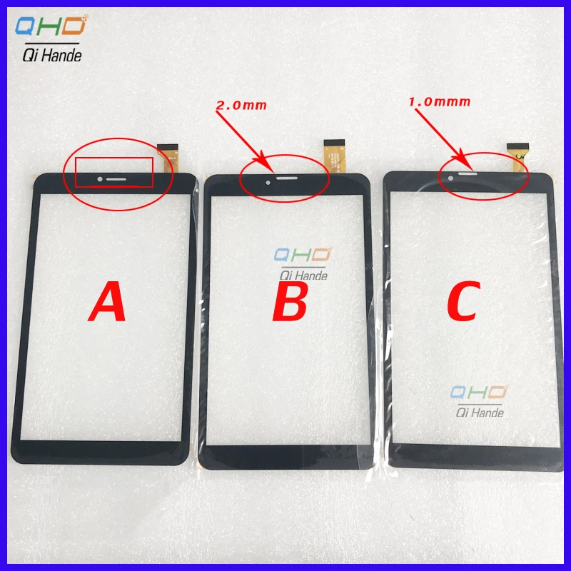8 &quotдюймовый сенсорный экран панель дигитайзер стекло YJ350FPC-V0 FHX DP080133-F1 XLD808-V0 для
