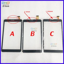 8 "polegada painel da tela de toque digitador vidro YJ350FPC-V0 fhx DP080133-F1 XLD808-V0 para dexp ursus n280/n180/p280/ns280 tablet(China)