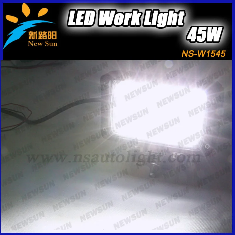 

12V 24V 45W LED Working Light spot Lamp Motorcycle Tractor Truck Trailer SUV Off Road Motor Spot Driving Work light bar