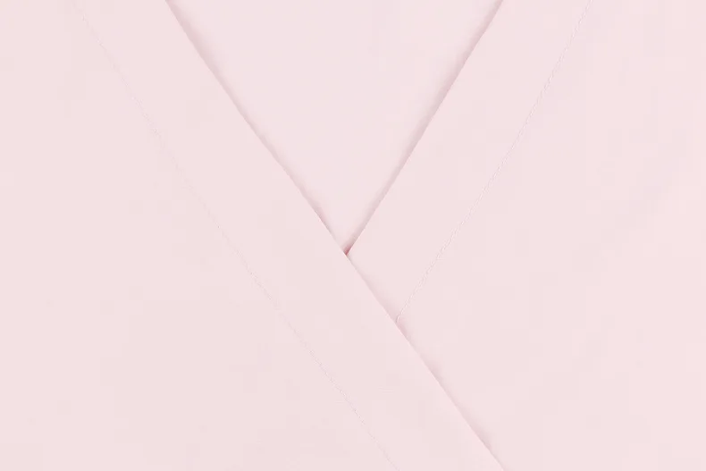2018 Summer Women's Wear New Cross Deep V Tie Tie Waist, White Black. Pink Wide Leg Pants, Body Pants.