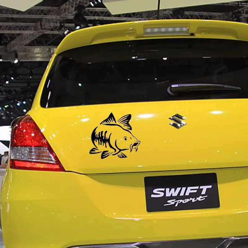 Hot Sale Carp Fishing Car Vinyl Decal Art Sticker kayak fishing Car