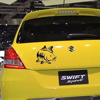 

Hot Sale Carp Fishing Car Vinyl Decal Art Sticker kayak fishing Car Truck Boat Tribal Car Sticker Accessories LM-2315