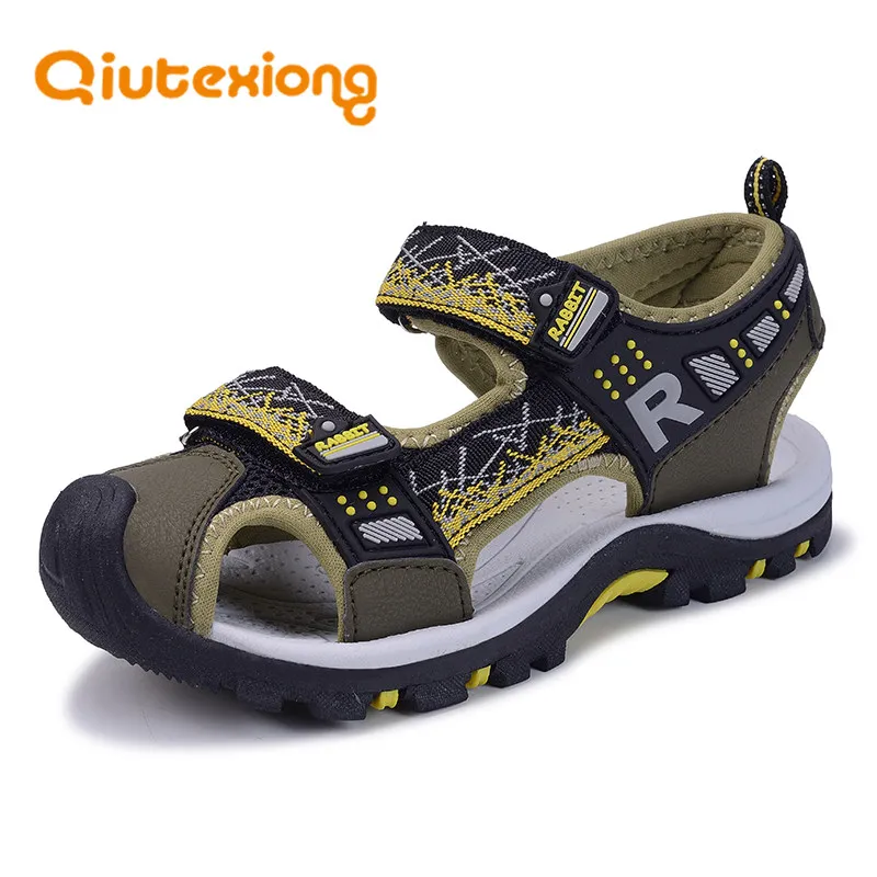 QIUTEXIONG Summer Kids Sandals Boys Shoes Closed Toe Beach QIUTEXIONG Summer Kids Sandals Boys Shoes Closed Toe Beach