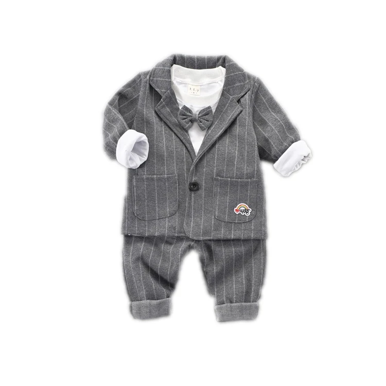 

Spring children's wear Korean version of small suits boys and children suit autumn new cotton children three-piece set