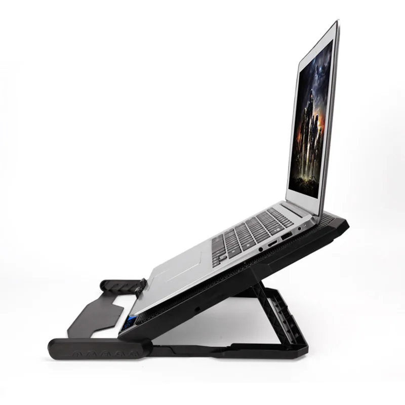 ICE COOREL Laptop cooler 2 USB Ports and Six cooling Fan laptop cooling pad Notebook stand For 12-15.6 inch fixture for laptop ICE COOREL Laptop cooler 2 USB Ports and Six cooling Fan laptop cooling pad Notebook stand For 12-15.6 inch fixture for laptop