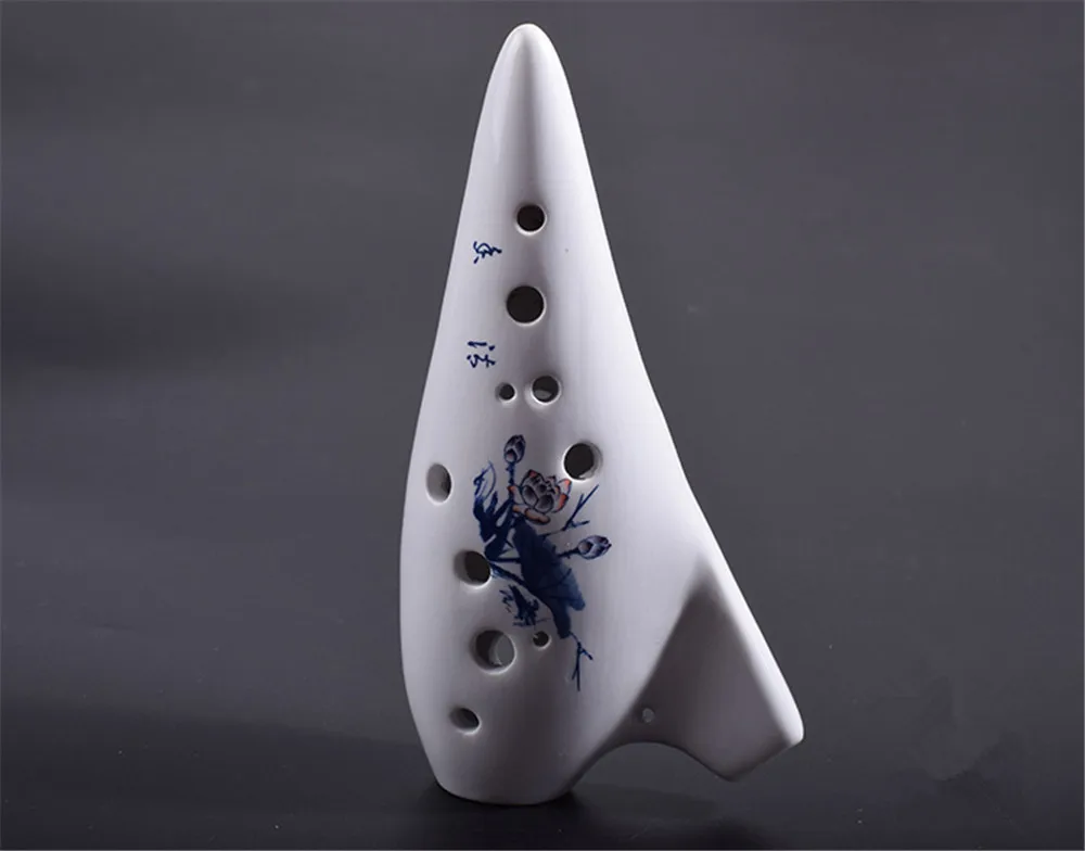 Ocarina Alto C Tone ceramic 12-hole подводная лодка стиль фарфоровая флейта глазурь музыкальный инструмент подходит в качестве подарка студентка Beginn