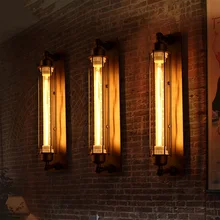 E27 Vintage Edison LED Wall Light Modern Corridor Vintage Retro Industrial Wall Lamp LED W-filament Indoor LED Light