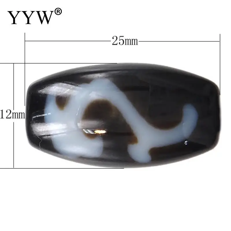 

1pcs Tibetan Beads Oval Ruyi & Two Tone Natural Tibetan Agates Dzi Beads Charm Stone Beads for Necklace Bracelets Jewelry Making