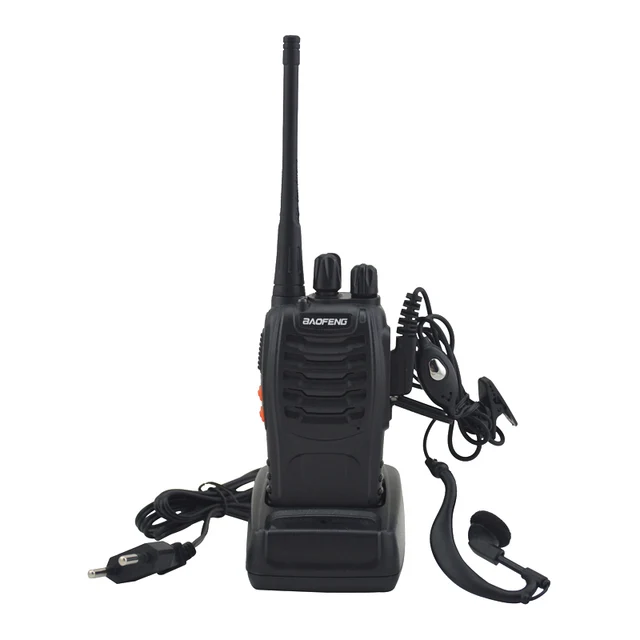 2pcs/lot BAOFENG BF-888S Walkie talkie UHF Two way radio baofeng 888s UHF 400-470MHz 16CH Portable Transceiver with Earpiece - Image 2