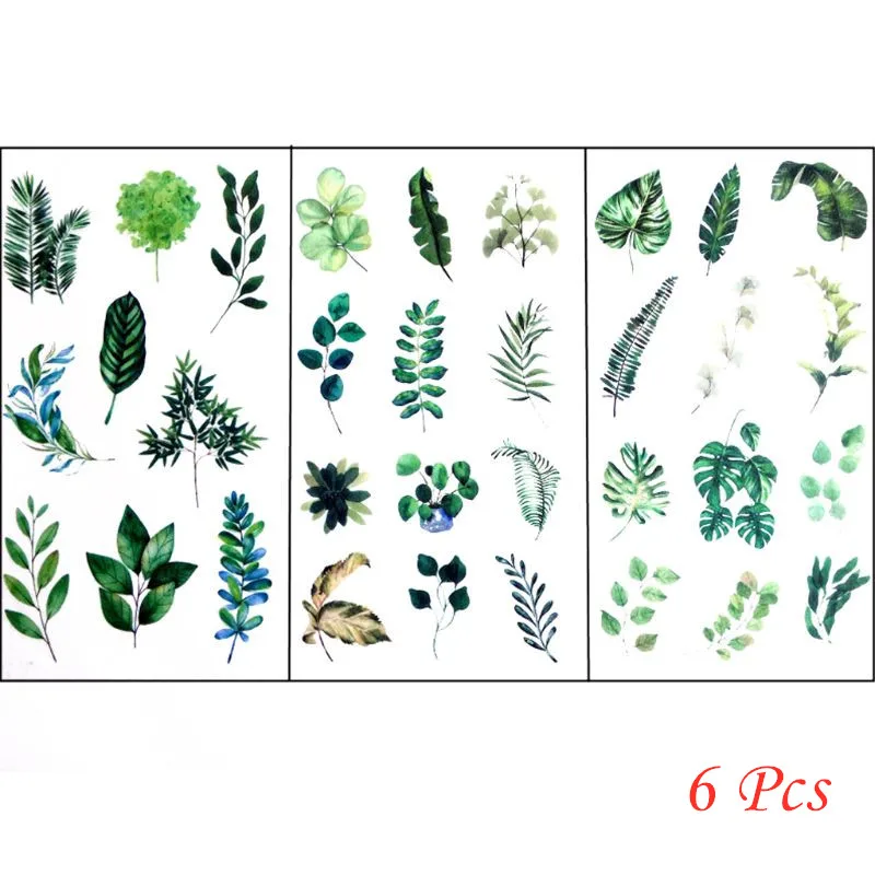 

6Pcs Leaves Resin Sticker Epoxy Resin Mold Frame Fillers Material Earring Necklace Bracelet Jewelry Making Tool