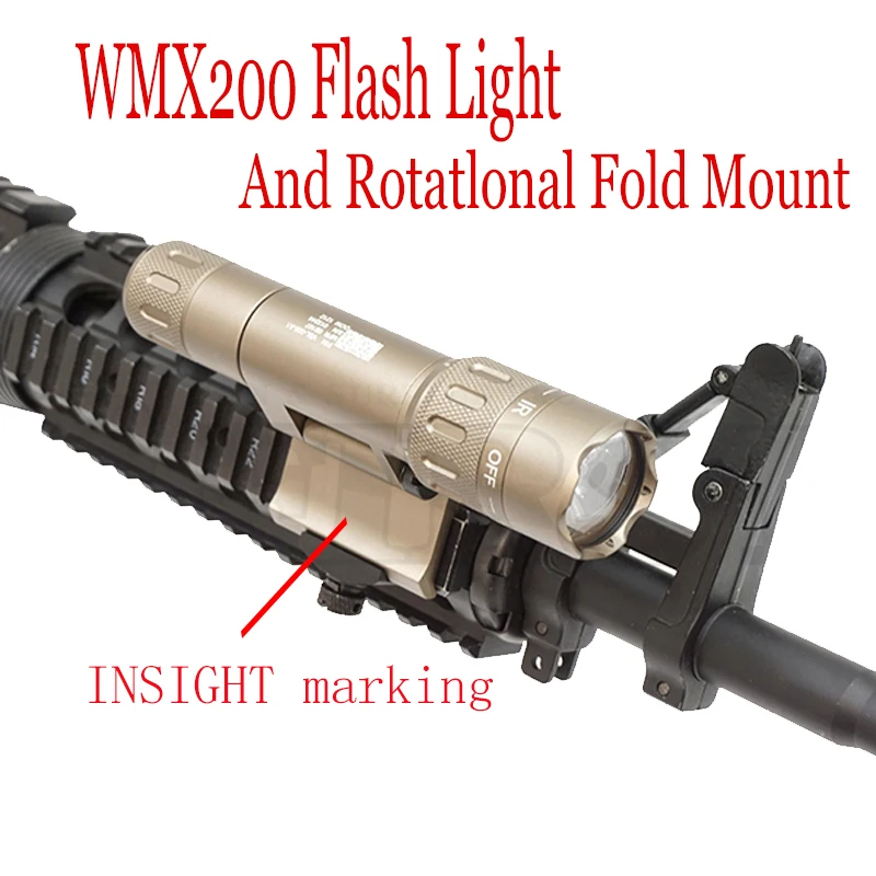 

Element Night-Evolution WMX200 Flash Light and Rotatlonal Fold Mount For Hunting(NE 08036)