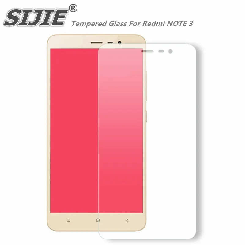 

SIJIE Tempered Glass For XIAOMI REDMi NOTE 3 / Redmi Note 3 Pro 9H 2.26mm Screen Protector protective film For MI note 3