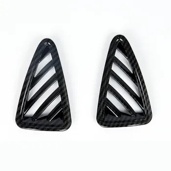 

2PCS/Lot Car Dashboard Air Vent Cover ABS Carbon Fiber Material Decorate for Mazda CX-3 2016 2017 CX3 Matt Silver LHD RHD L/R