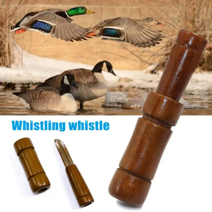 Деревянная утка Охотничий Свисток для вызова Mallard Buck Dog Whistles охотничий инструмент 55 B2Cshop