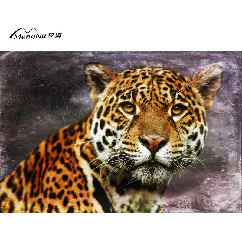 5D Сделай Сам алмаз живопись иглой Алмазная мозаика вышитые Snow Leopard узор хобби