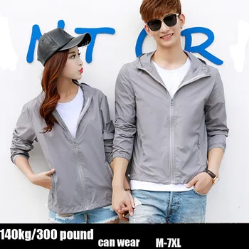 

Summer Sunscreen Windbreaker Jacket Men Plus Size 6XL 7XL Ultralight Reflective Mens Jackets Autumn Wind Breaker Men's Coats