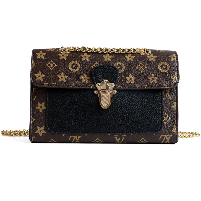 

2018 Luxury Handbags Women Bags Designer Brand Tote Casual PU Leather Chain Large Shoulder Crossbody Bags