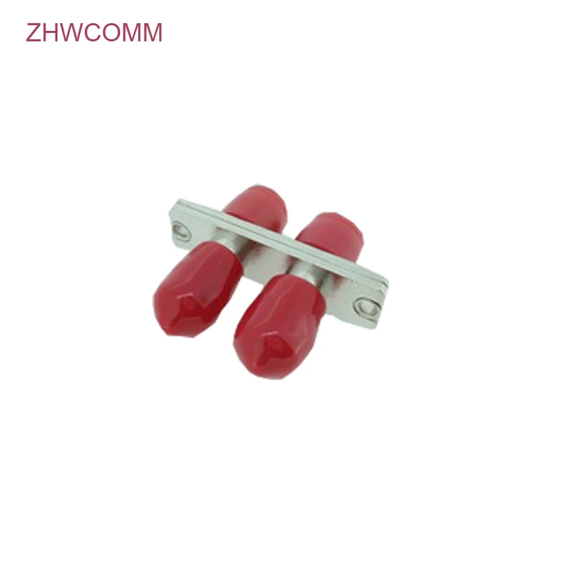 

ZHWCOMM 50pcs FC-ST dual-core fiber optic adapter FC-ST(Female-Female) flange oupler Free Shipping