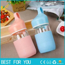 Стеклянная es Новая музыка кружка I кружка-термос силиконовые наборы нескользящее Термостойкое стекло чашки прекрасные чашки подарки