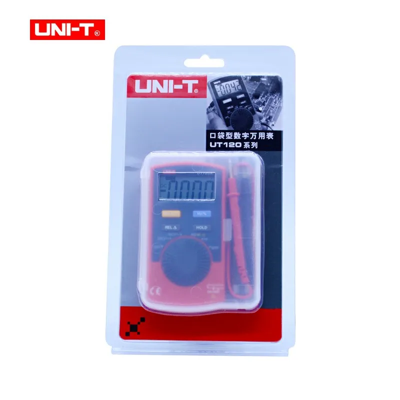 Мини Цифровые мультиметры UNI-T UT120A AC/DC измерители напряжения сопротивление частоты непрерывность зуммер тест 4000 отсчет Авто Диапазон