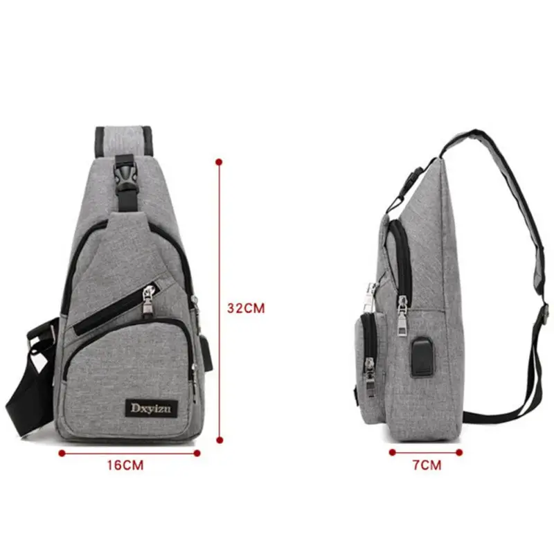 Мужской рюкзак с USB, нагрудный, на одно плечо, на ремне, для езды на велосипеде, на спине, сумка через плечо, сумки для путешествий, кемпинга, бега, рюкзак