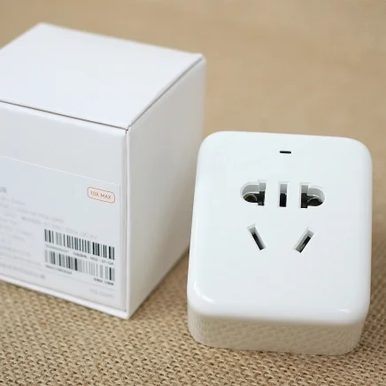 Оригинальная Xiaomi Mi умная розетка с дистанционным управлением через приложение для телефона маленькая интеллектуальная розетка с датчиком температуры для дома электрическая