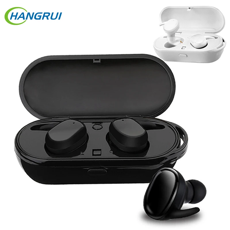 New Wireless Bluetooth 5.0 TWS Earphone mini Touch Control Sport Running Headsets Waterproof Universal Earbud With Charging Box