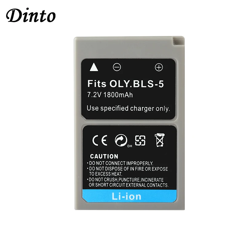 Dinto 1800mAh PS BLS5 BLS 5 BLS5 BLS 50 BLS50 Digital Camera Battery