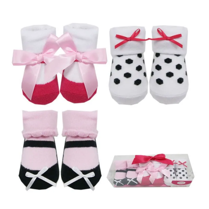 3 PCS New Baby Socks Baby Boy and Baby Girl Socks Gift Sets for Baby Toddler's Socks Baby Infants Wear SpringAutumn 0-9 Months (10)