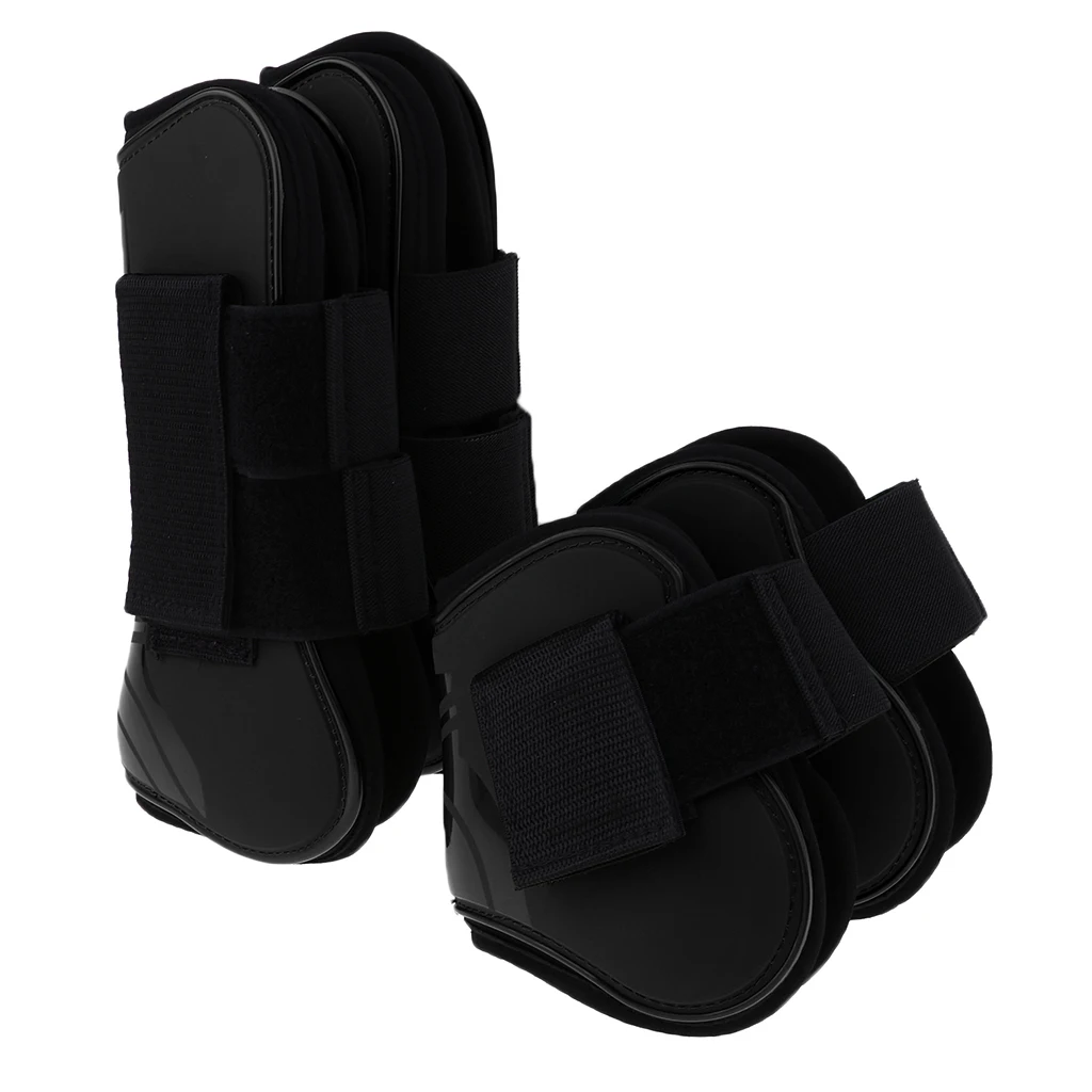 Horse Boots Front Hind Leg Tendon Protect Boots Lightweight for Training, Jumping, Riding, Eventing